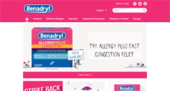 Desktop Screenshot of benadryl.com