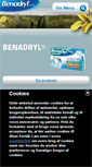 Mobile Screenshot of benadryl.dk